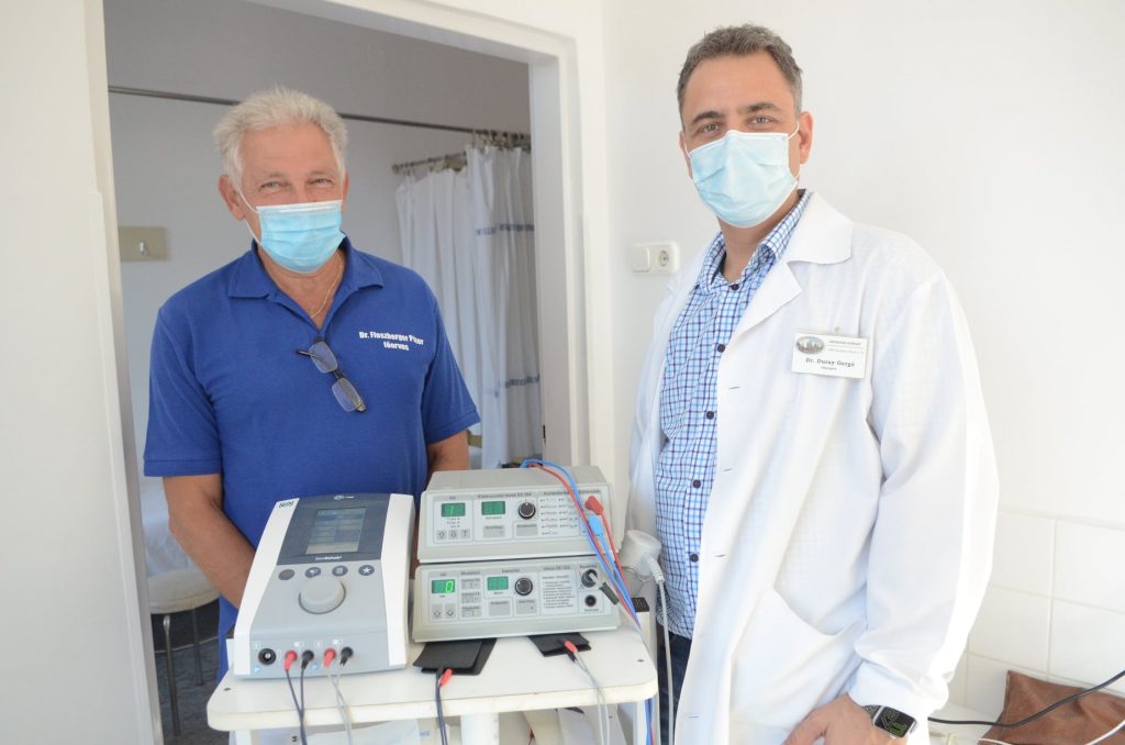 “Összesportolták” az orosháziak az új ultrahang- és elektroterápiás készüléket