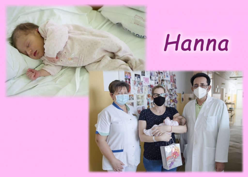 Isten hozott Hanna – megszületett a 100. baba 2021-ben