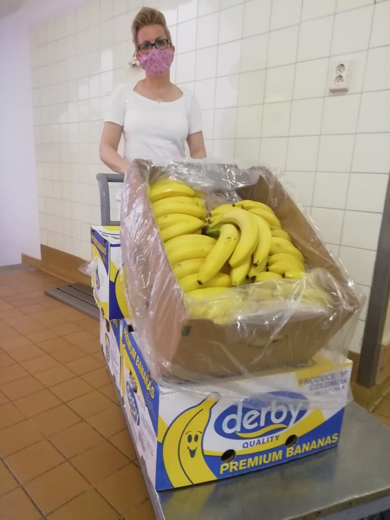 Banán az oltópontokra