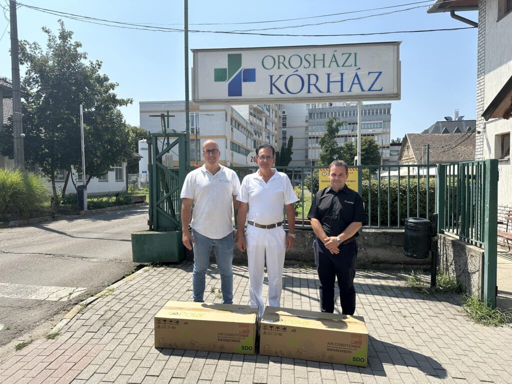 Klíma adományok a szülészeti osztályra